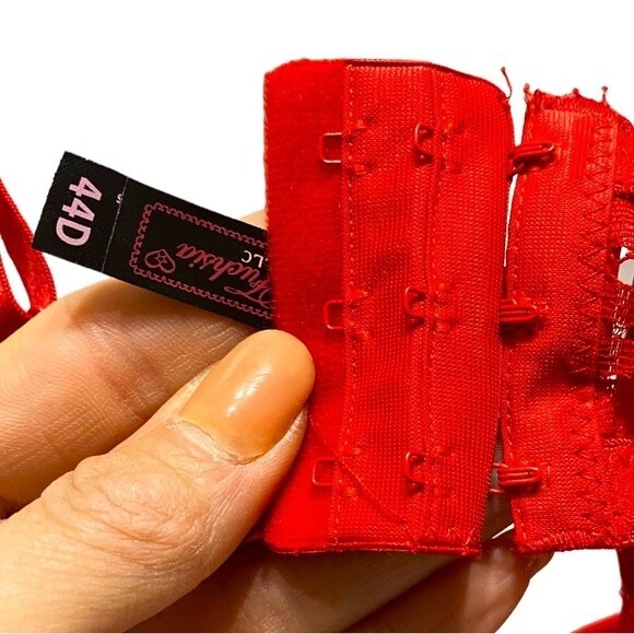 Black Frichsia Lace Crossback Racerback Push-Up Bra - Picture 6 of 8